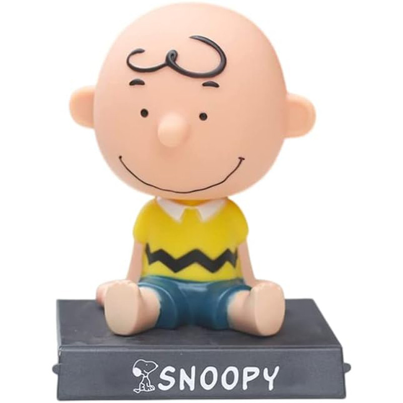 Peanuts Charlie Brown Shaking Head Figure Car Decoration Accessories
