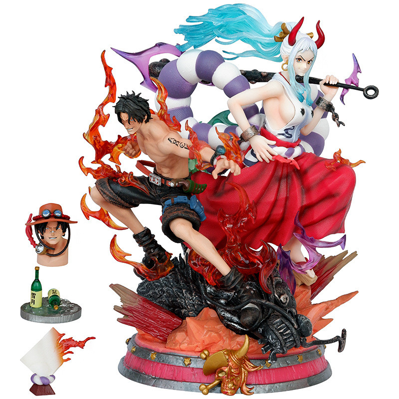 One Piece Portgas D Ace Yamato GK Figure Statue
