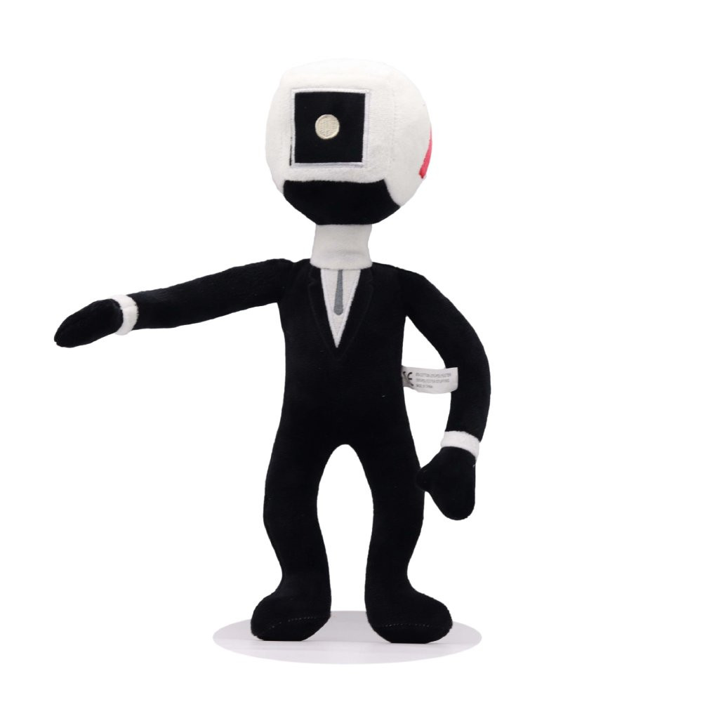 Skibidi Toilet Monitor Man Plush Toy