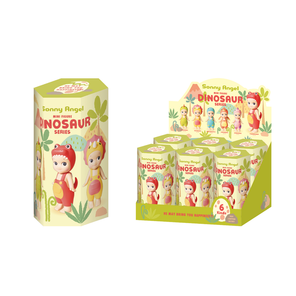 Sonny Angel Hippers Dinosaur Series Mini Figures Full Set of 6 Blind Boxes