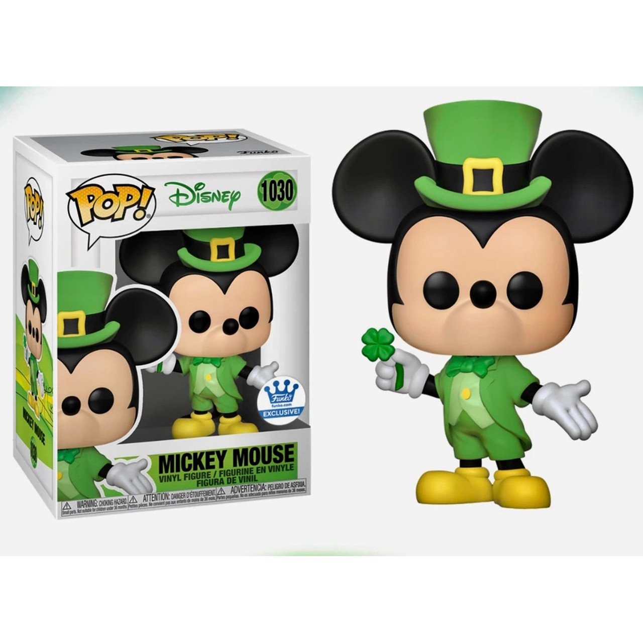 Funko Pop Mickey Mouse Lucky #1030 Vinyl Figure - Disney Collection