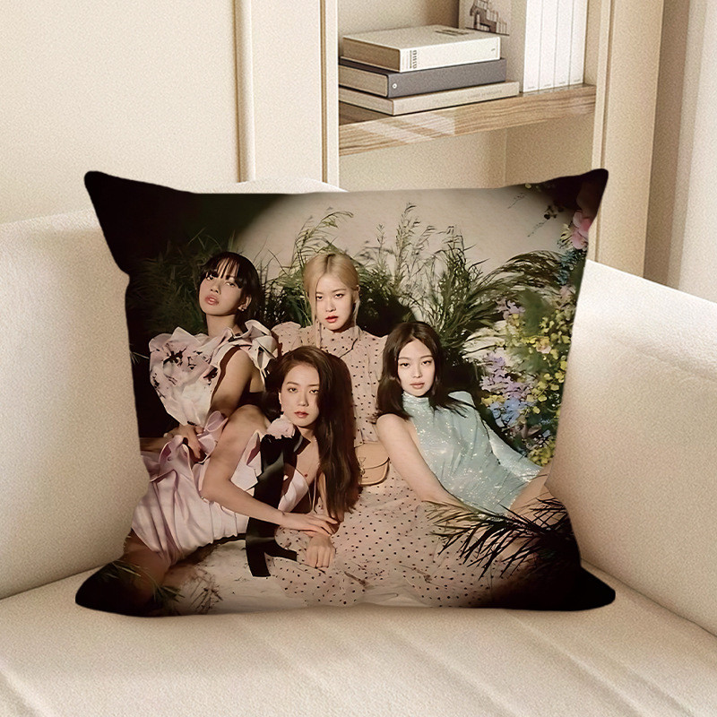 Blackpink Group Picture Soft Stuffed Plush Pillow Multiple Sizes