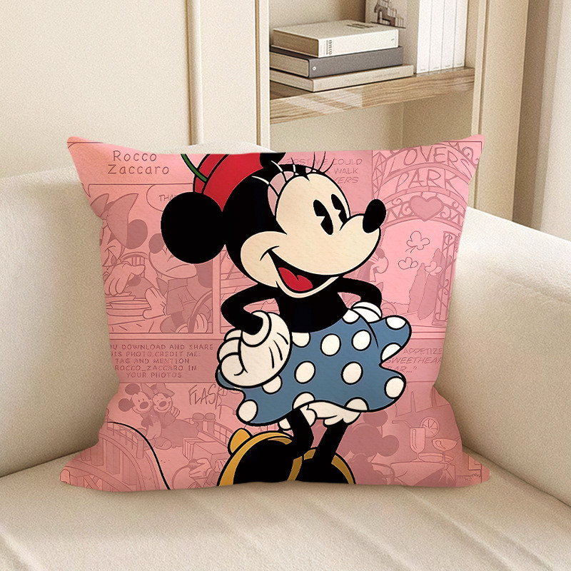 Disney Minnie Mouse Spotted Dress Soft Stuffed Plush Pillow Multiple Sizes