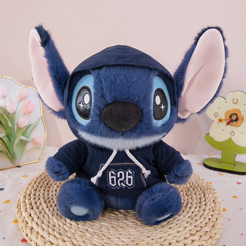 Disney Stitch Wearing Hoodie Soft Stuffed Plush 35cm 14inches
