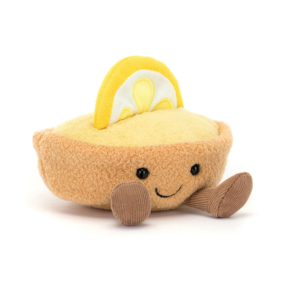 Jellycat Pretty Patisserie Tarte Au Citron Soft Stuffed Plush 11cm 4.33inches