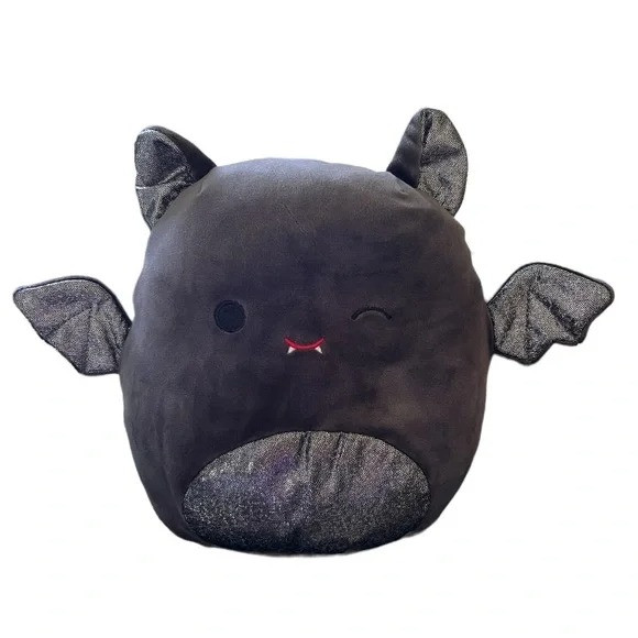 Squishmallows Emily the Bat with Sparkly Ears and Belly Plush Toy 20cm 7.87inches