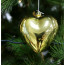 Heart Shape Christmas Tree Bulbs 3 Pcs
