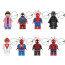 Spider Man Across The Spider Verse Characters Brick Minifigure Custom Set 8 Pcs