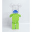 Bearbrick Disney Pixar Monsters Mike 400% Figure 28cm 11.02inches