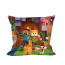 Minecraft Alex and Steve Running From Cave Soft Stuffed Plush Pillow Multiple Sizes