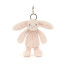 Jellycat Bashful Blush Bunny Bag Charm 15cm 5.90inches