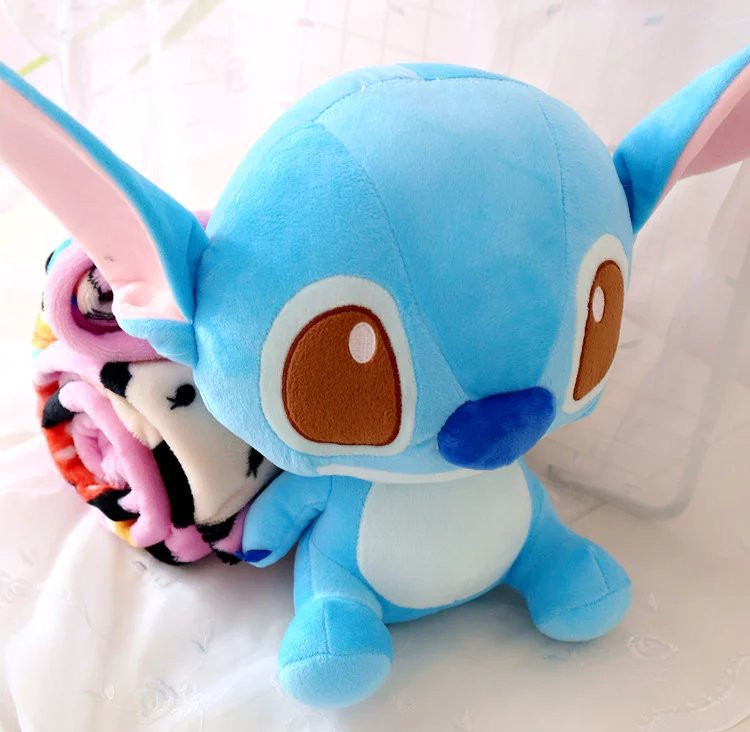 Stitch Plush Doll Blanket Combo 35cm (14 inches) Doll With 1.5m (5 feet) Blanket