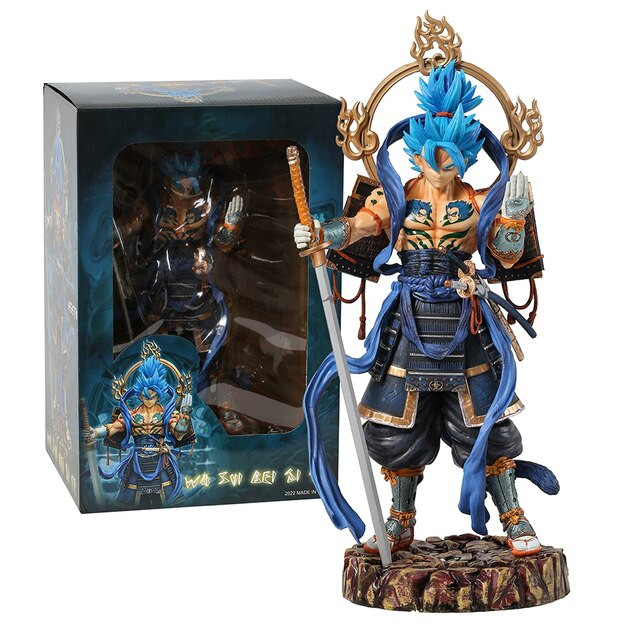 Vegito Super Saiyan God Blue Dragon Ball Samurai GK Figure Statue