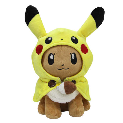 Eevee X Pikachu From Pokemon Plush Toy