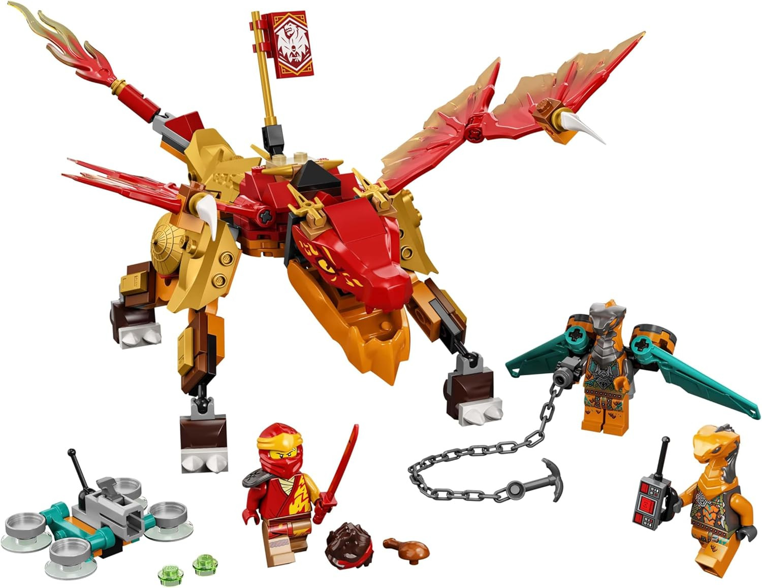 Ninjago Kai’s Fire Dragon EVO 71762 Brick Building Kit