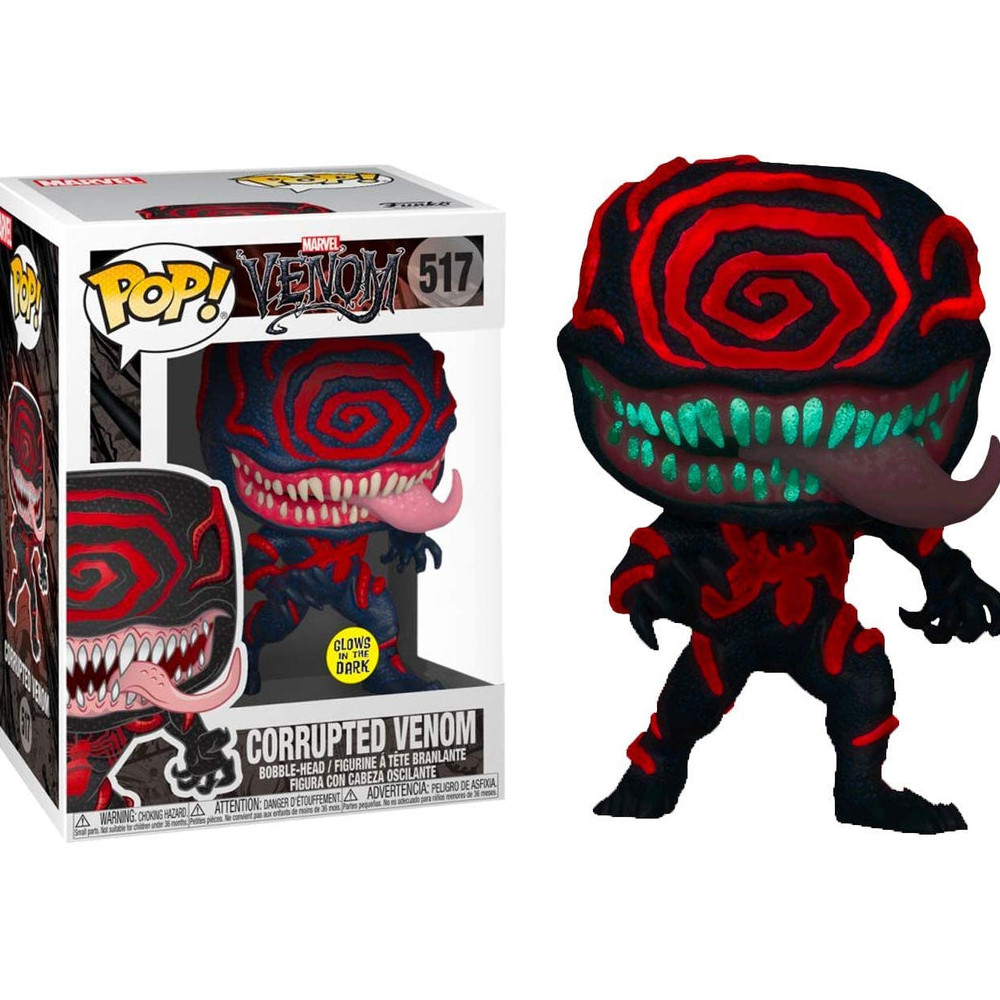 Funko Pop Corrupted Venom Glow in the Dark #517 Vinyl Figure