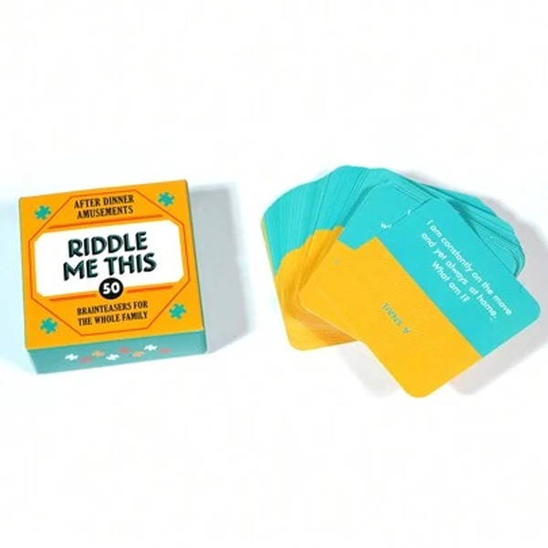 Riddle Me This: Family Party Interactive Fun Hilarious Card Game