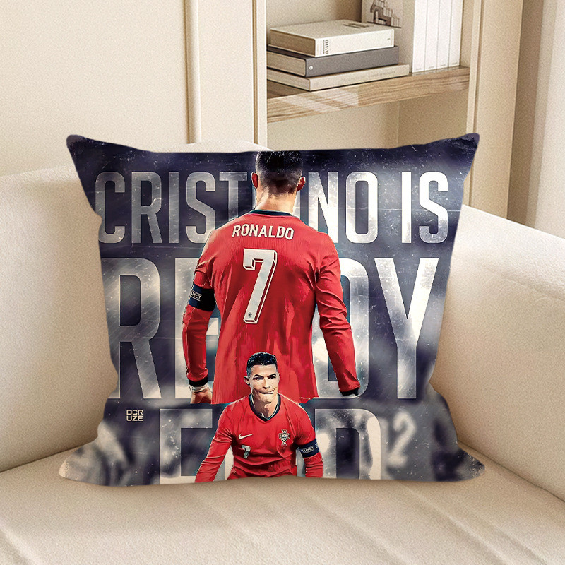Cristiano Ronaldo Is Ready Soft Stuffed Plush Pillow Multiple Sizes