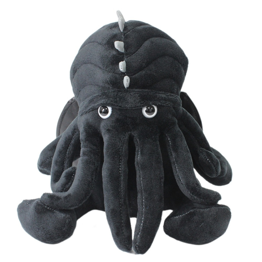 CthulhuCraft Black Octopus Plush Toy 25cm 9.8inches