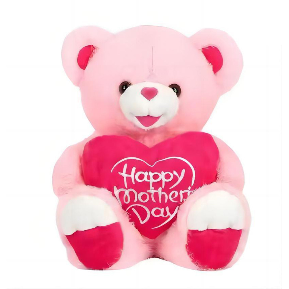 Mother's Day Bear Soft Stuffed Plush Pink