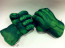 Hulk Smash Hands Fists Big Soft Plush Gloves Pair Costume Green