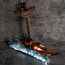 One Piece Portgas D Ace Fire Power Ship GK Figure Statue With Light Effect