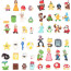 Super Mario Bros Movie Figure Set 48 Pcs