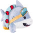 Jeff The Land Shark With Snorkel Swimming Marvel Soft Stuffed Plush Toy 23cm 9.05inches