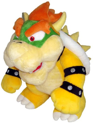 Super Mario Plush - 10" Bowser Soft Stuffed Plush Toy
