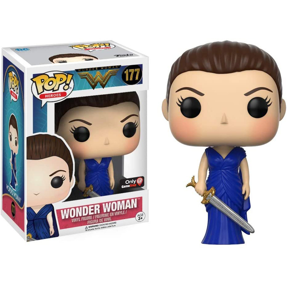 Funko PopWonder Woman #177 Blue Dress Vinyl Figure