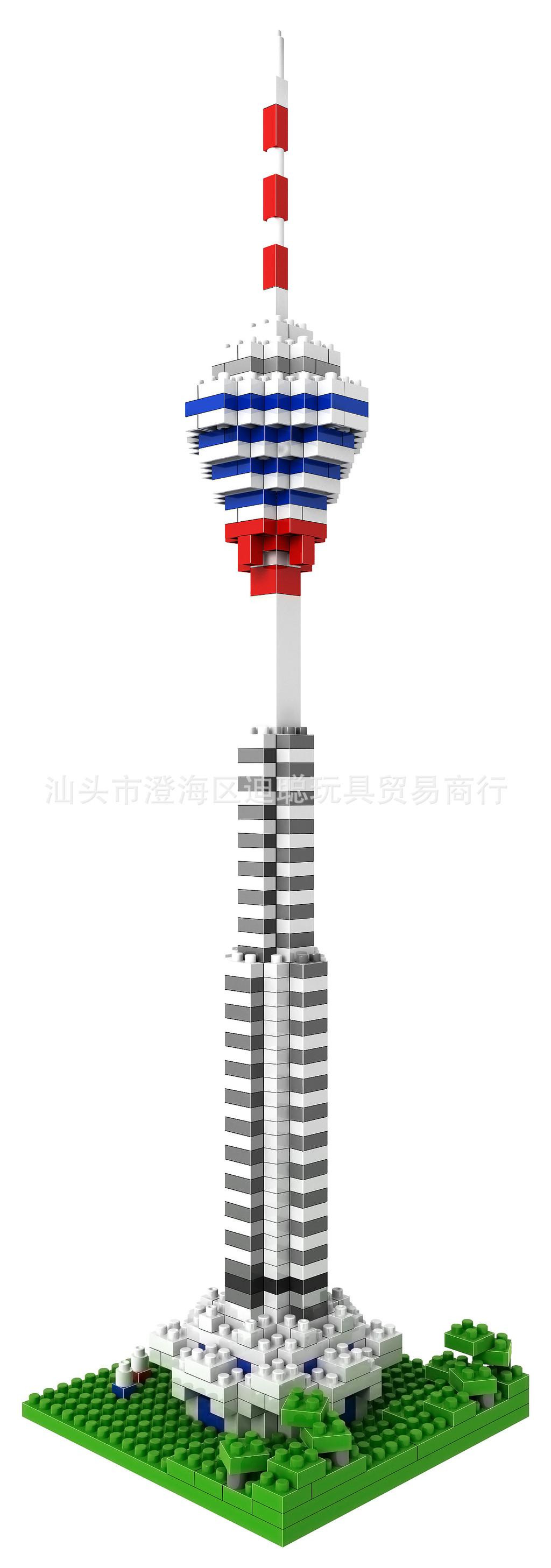 Loz Nano Block Architecture Series Kuala Lumper Tower