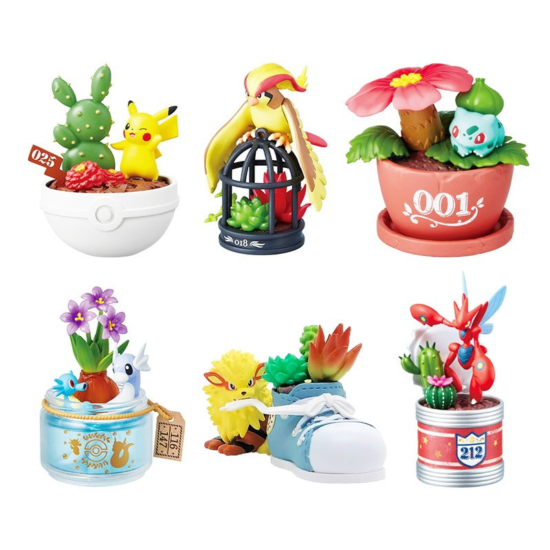 Re-ment Pokemon Pocket Botanical Collection Figure Statue Complete Set