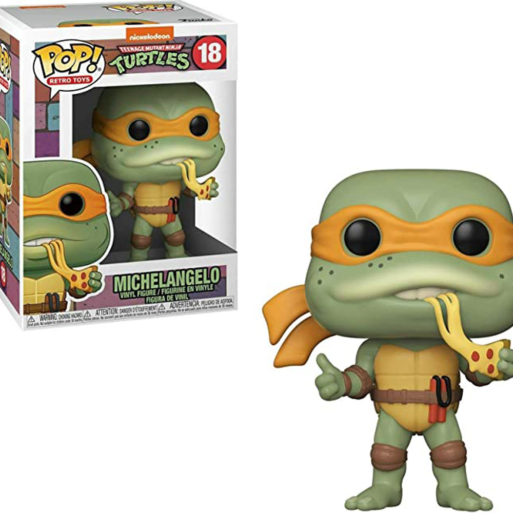 Funko Pop Teenage Mutant Ninja Turtles Michelangelo #18 Vinyl Figure