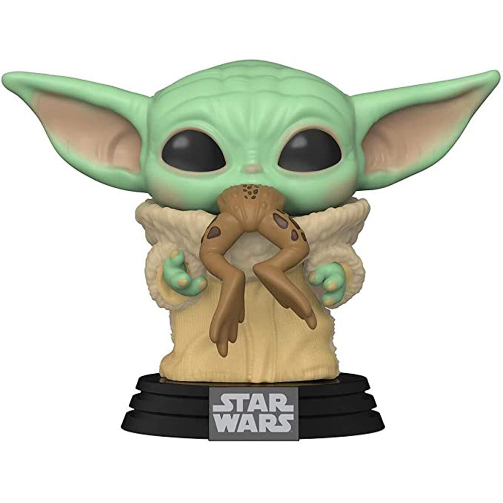 Funko Pop Star Wars The Mandalorian Baby Yoda The Child With Frog #379 Vinyl Figure