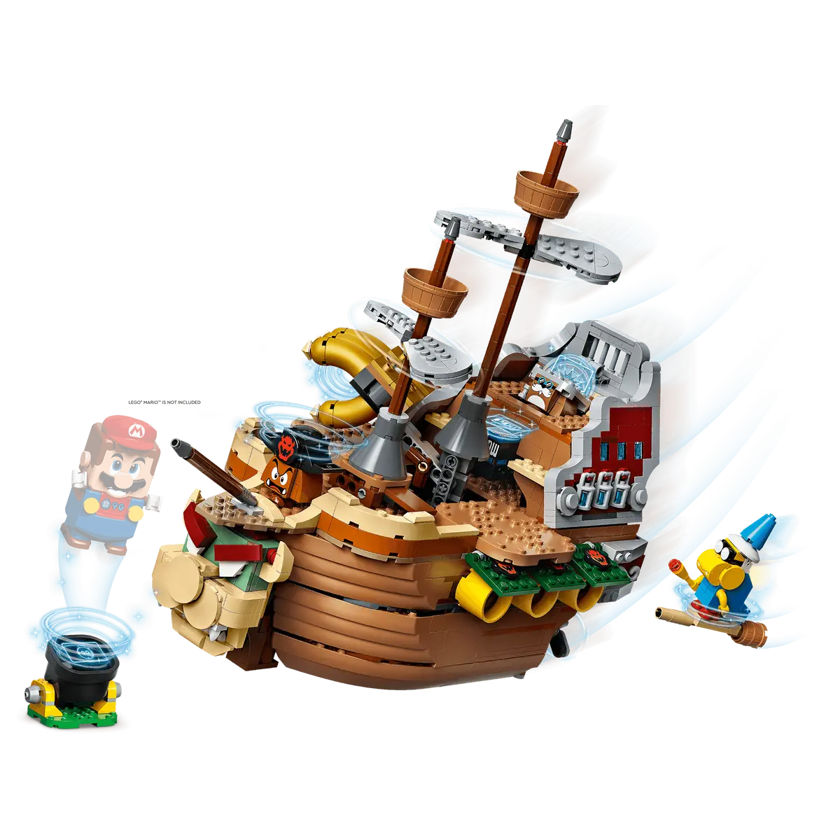 Super Mario Bowser’s Airship Expansion Set 71391 Brick Building Kit