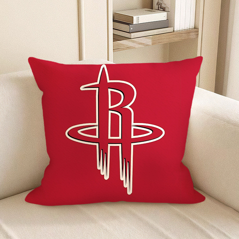 Houston Rockets NBA Team Logo Soft Stuffed Plush Pillow Multiple Sizes