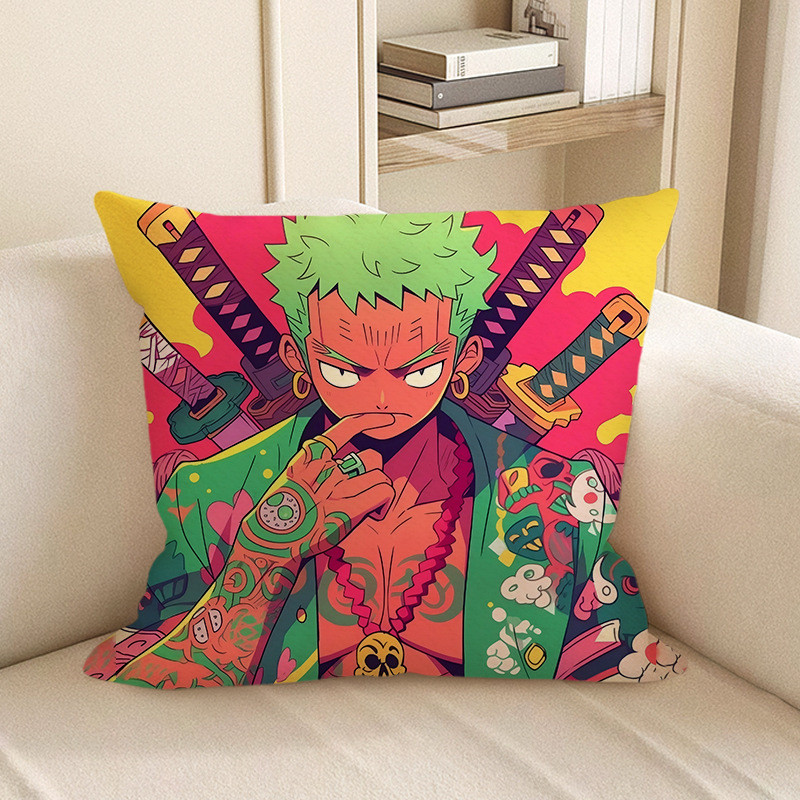 One Piece Roronoa Zoro Anime Soft Stuffed Plush Pillow Multiple Sizes