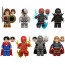 Flash Wonder Woman Supergirl Cyborg Brick Minifigure Custom Set 8 Pcs