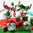 Christmas Tree Decoration Ball Set Custom Brick Building Kit