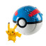 Tomy Pokemon Throw 'n' Pop Pokeball Pikachu & Great Ball Figure Set