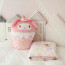 My Melody Ice Cream Pillow Plush Toy Blanket Set
