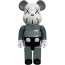 Bearbrick x KAWS Companion Grey 400% Figure 28cm 11.02inches