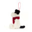 Jellycat Bashful Puppy Decoration Ornament 12cm 4.72inches 4.72inches