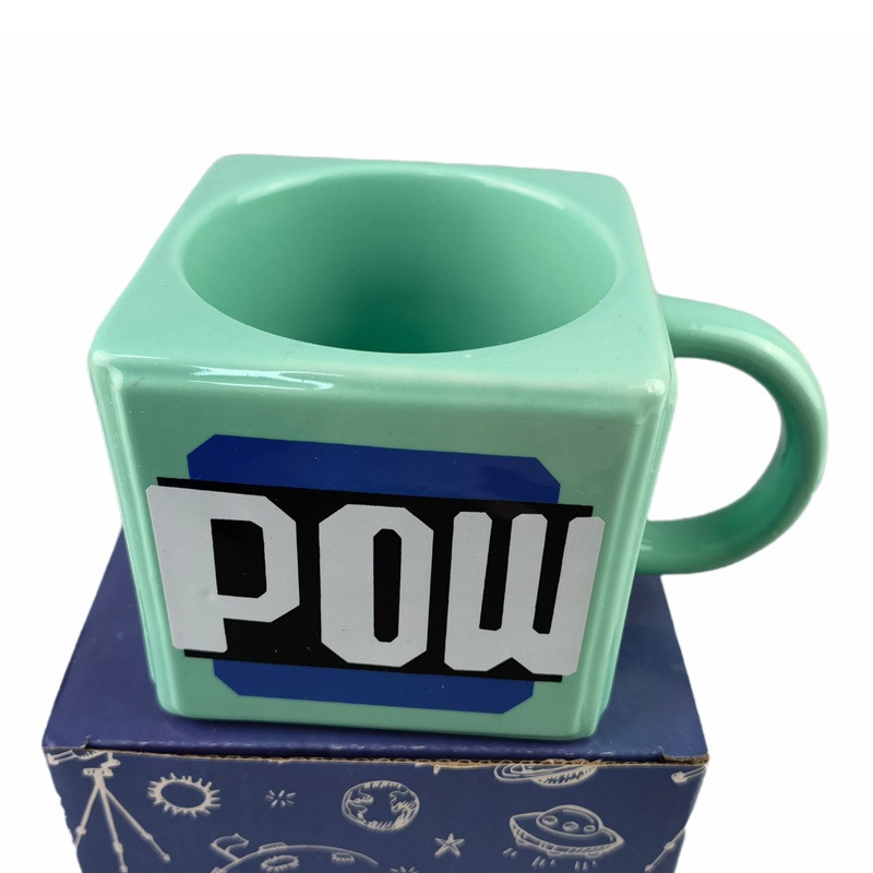 Super Mario Bros Pow Block 3D Coffee Mug