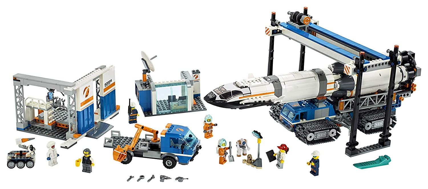 City Rocket Assembly Transport 60229 Brick Building Kit