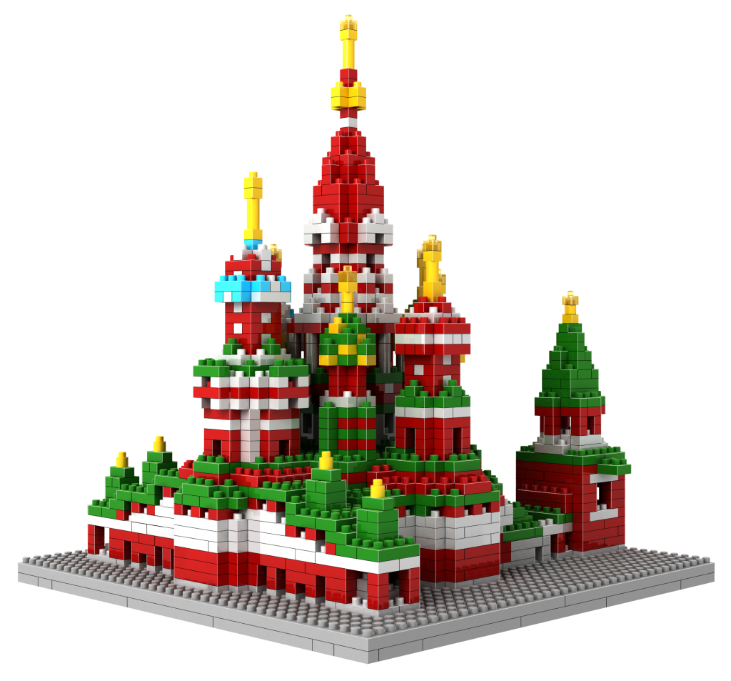 Loz Nano Block Architecture Series Cathedral