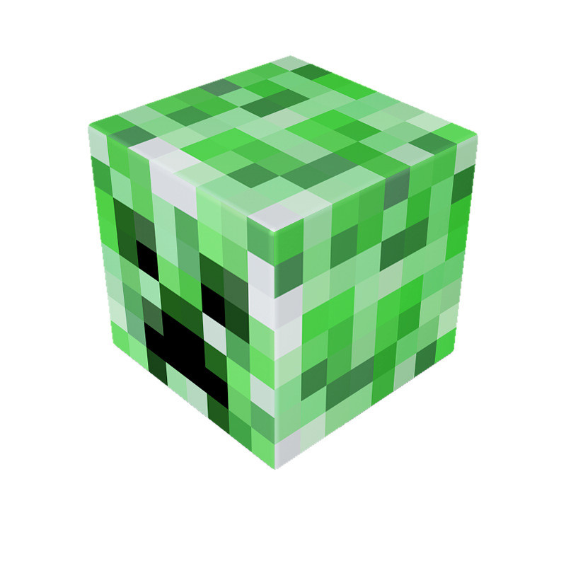 Minecraft Magnetic Creeper Blocks Kit Toy 3 Pcs Set