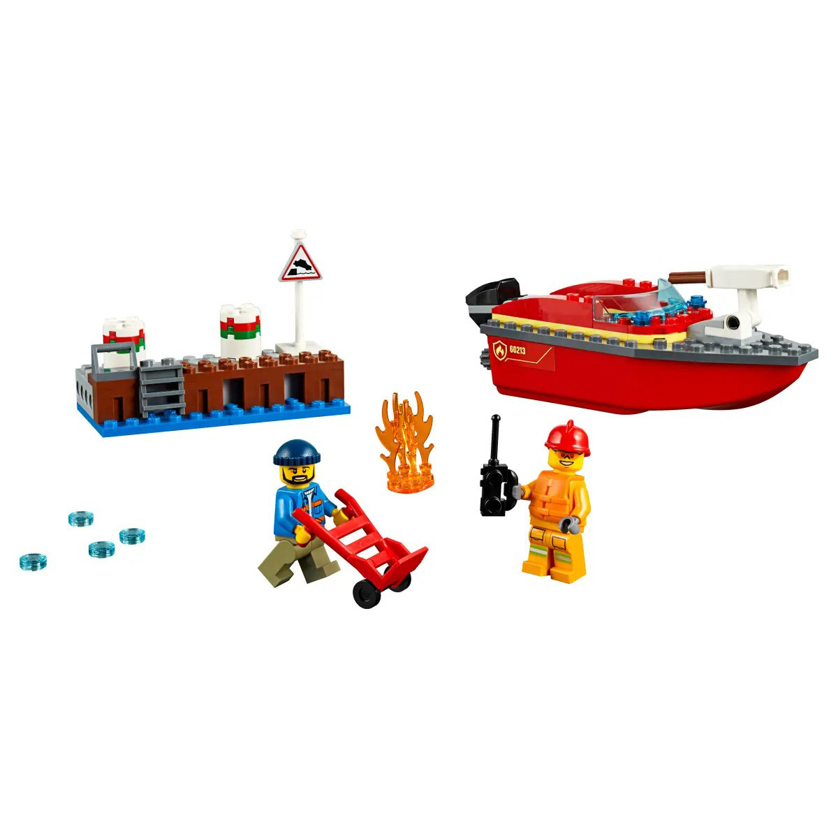 City Dock Side Fire 60213 Brick Building Kit