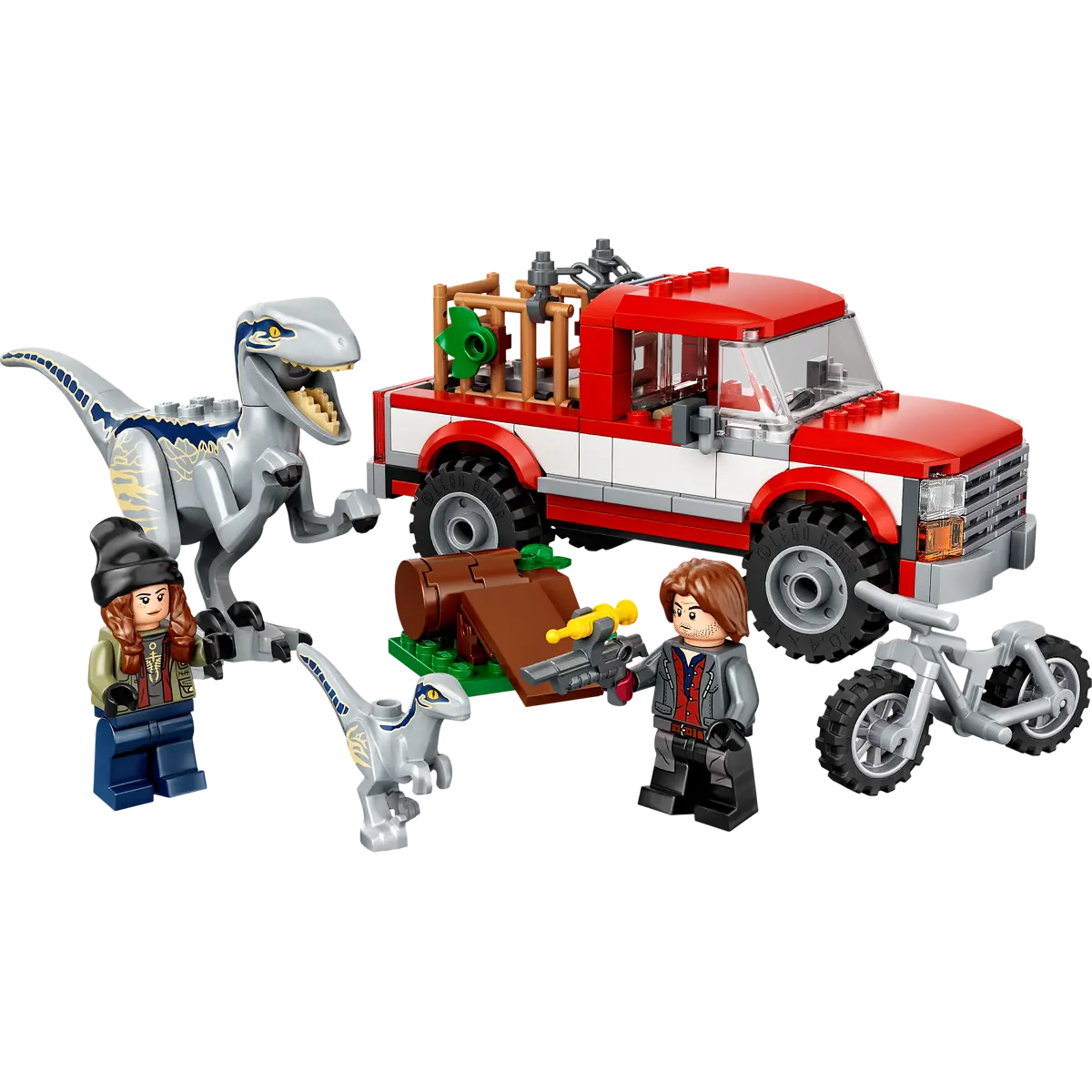 Jurassic World Blue & Beta Velociraptor Capture 76946 Brick Building Kit