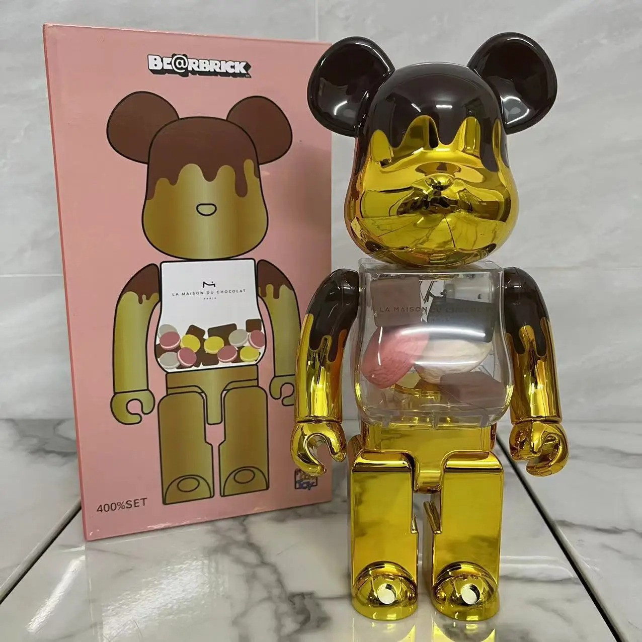 Bearbrick La Maison Du Chocolat 400% Figure 28cm 11.02inches